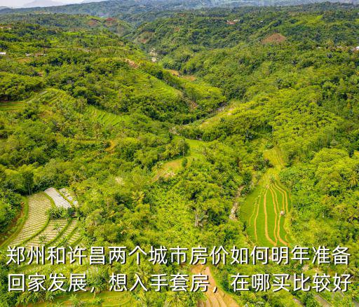 鄭州和許昌兩個城市房價如何明年準備回家發展，想入手套房，在哪買比較好