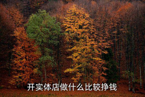 開實體店做什么比較掙錢