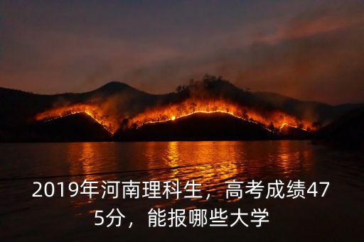 河南2019年高考分?jǐn)?shù)是多少,2019年河南理科生