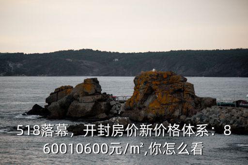 518落幕，開封房價新價格體系：860010600元/㎡,你怎么看