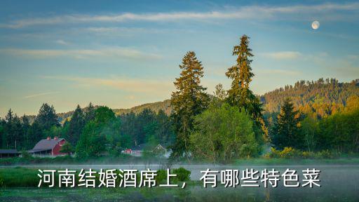 河南結婚酒席上，有哪些特色菜