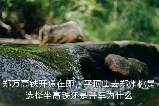 鄭萬(wàn)高鐵開通在即，平頂山去鄭州你是選擇坐高鐵還是開車為什么