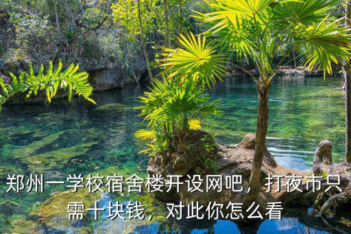 鄭州一學(xué)校宿舍樓開設(shè)網(wǎng)吧，打夜市只需十塊錢，對(duì)此你怎么看
