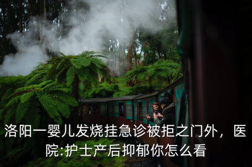 洛陽一嬰兒發燒掛急診被拒之門外，醫院:護士產后抑郁你怎么看