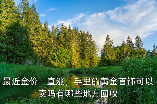 最近金價一直漲，手里的黃金首飾可以賣嗎有哪些地方回收