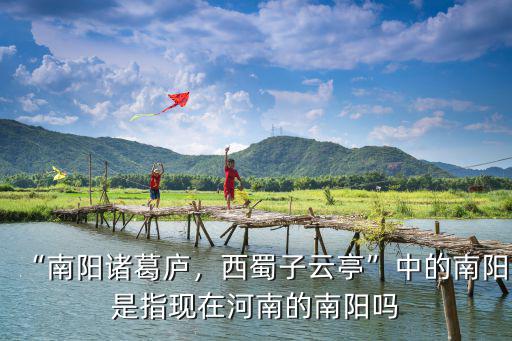 “南陽諸葛廬，西蜀子云亭”中的南陽是指現在河南的南陽嗎