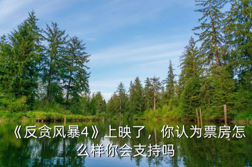 《反貪風暴4》上映了，你認為票房怎么樣你會支持嗎