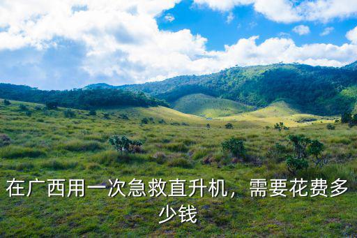 鄭州一附院直升機(jī)救援多少錢一次,需要花費(fèi)多少錢