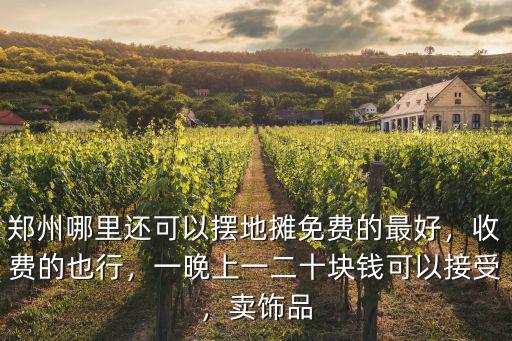 鄭州白天哪里可以擺地攤,鄭州哪里還可以擺地攤