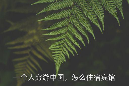 一個(gè)人窮游中國(guó)開封怎么住宿,一個(gè)人窮游中國(guó)