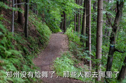 鄭州沒有尬舞了，那些人都去哪里了