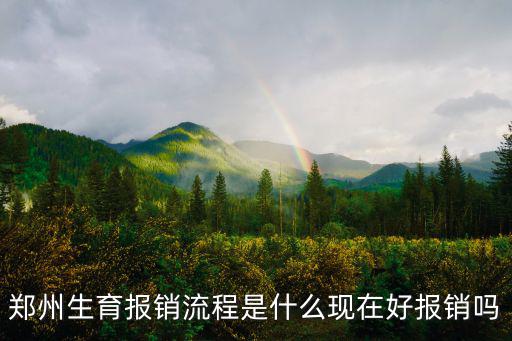 鄭州生完孩子怎么報銷,鄭州生育報銷流程是什么