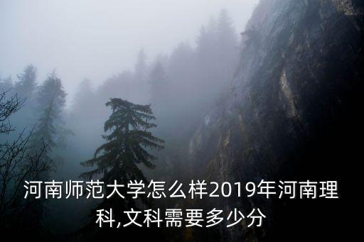 河南師范大學(xué)怎么樣2019年河南理科,文科需要多少分