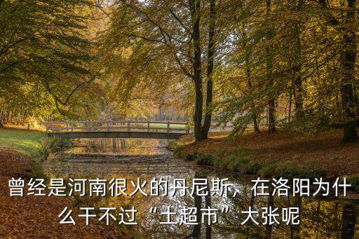 曾經是河南很火的丹尼斯，在洛陽為什么干不過“土超市”大張呢