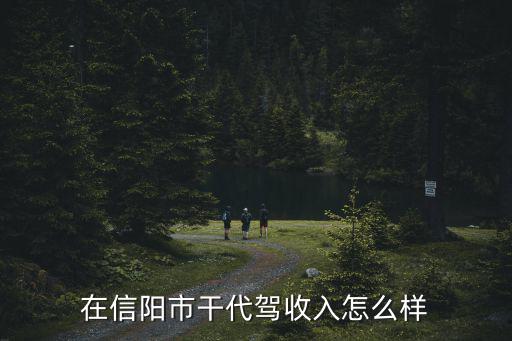 在信陽市干代駕收入怎么樣