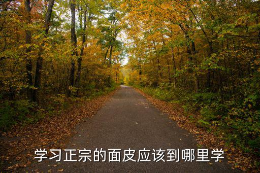 學(xué)習(xí)正宗的面皮應(yīng)該到哪里學(xué)