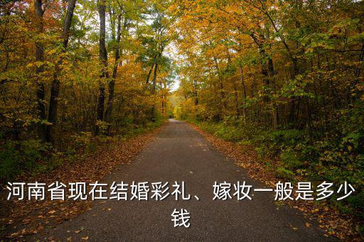 河南省現(xiàn)在結(jié)婚彩禮、嫁妝一般是多少錢