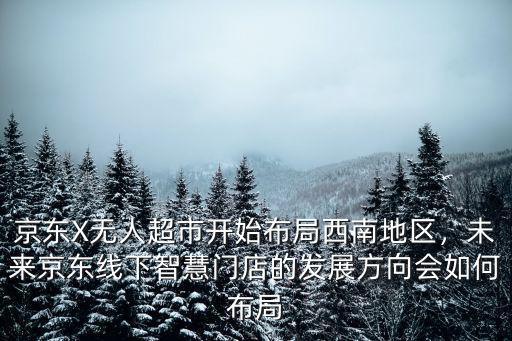 京東X無(wú)人超市開(kāi)始布局西南地區(qū)，未來(lái)京東線(xiàn)下智慧門(mén)店的發(fā)展方向會(huì)如何布局