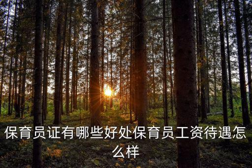 洛陽(yáng)保育員工資怎么樣,保育員工資待遇怎么樣