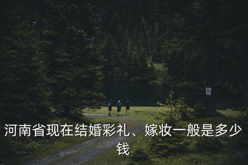 河南省現在結婚彩禮、嫁妝一般是多少錢