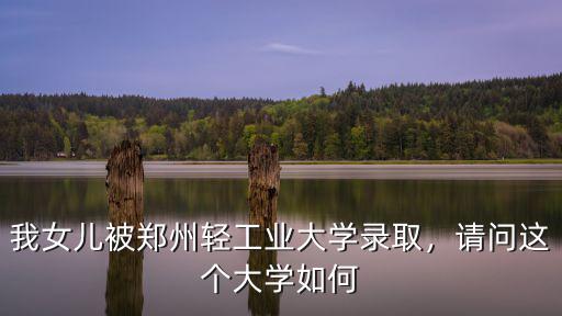 我女兒被鄭州輕工業(yè)大學(xué)錄取，請(qǐng)問這個(gè)大學(xué)如何