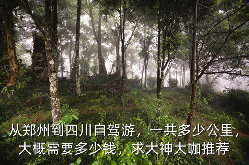從鄭州到四川自駕游，一共多少公里，大概需要多少錢，求大神大咖推薦