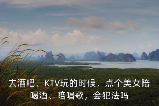 去酒吧、KTV玩的時候，點個美女陪喝酒、陪唱歌，會犯法嗎
