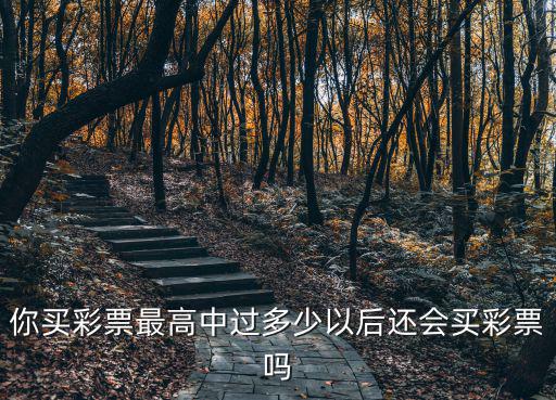你買彩票最高中過多少以后還會(huì)買彩票嗎