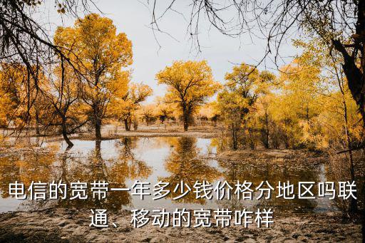 電信的寬帶一年多少錢(qián)價(jià)格分地區(qū)嗎聯(lián)通、移動(dòng)的寬帶咋樣