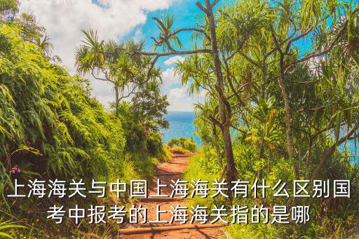 上海海關(guān)與中國上海海關(guān)有什么區(qū)別國考中報考的上海海關(guān)指的是哪