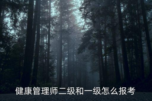 健康管理師二級(jí)和一級(jí)怎么報(bào)考