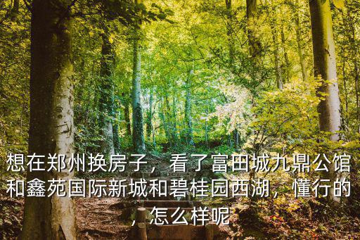富田的房子質(zhì)量在鄭州怎么樣,想在鄭州換房子
