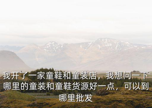 河南批發(fā)童鞋去哪里拿貨好,可以到哪里批發(fā)