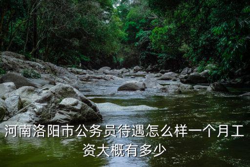 河南洛陽市公務員待遇怎么樣一個月工資大概有多少