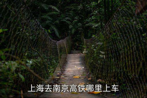 上海去南京高鐵哪里上車