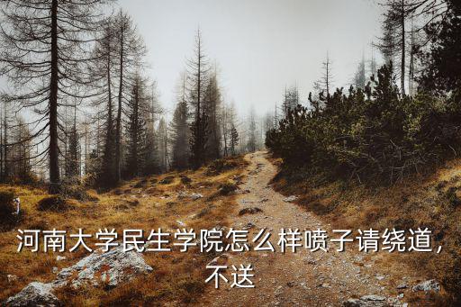 河南大學民生學院怎么樣噴子請繞道，不送