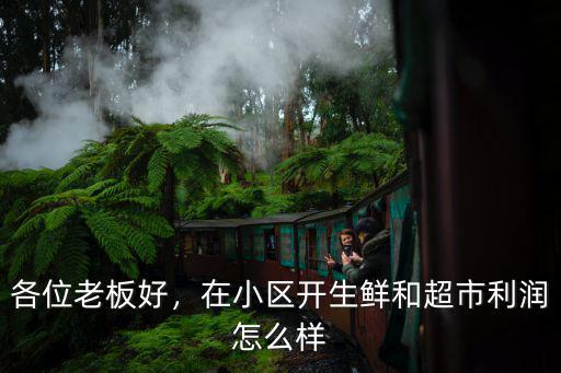 各位老板好，在小區開生鮮和超市利潤怎么樣