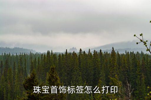 河南珠寶標簽怎么選擇,怎么批量制作珠寶首飾標簽