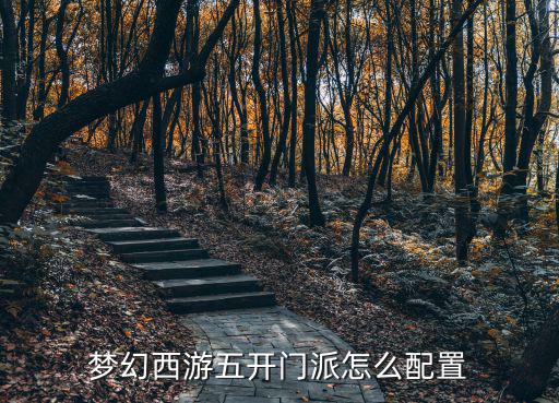 夢(mèng)幻西游五開門派怎么配置