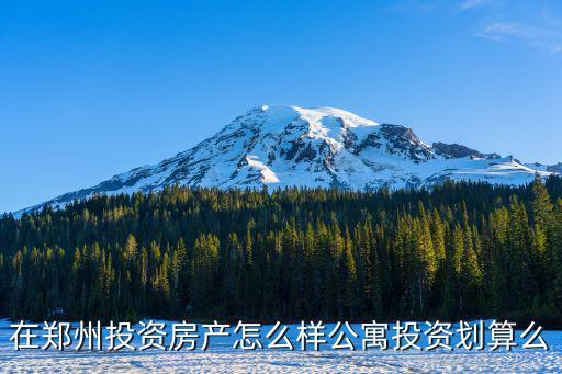 在鄭州投資房產怎么樣公寓投資劃算么
