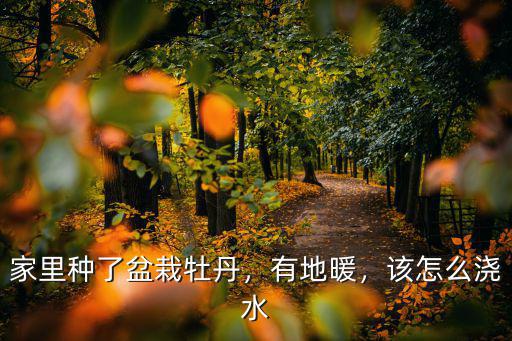 家里種了盆栽牡丹，有地暖，該怎么澆水