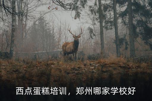 西點蛋糕培訓，鄭州哪家學校好