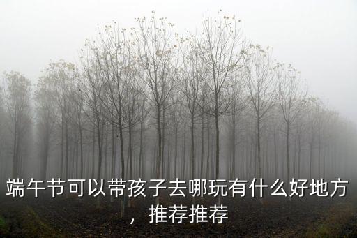 濮陽端午節去哪里玩,端午節可以帶孩子去哪玩