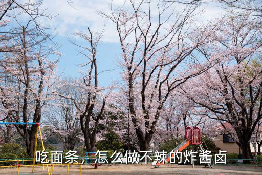 吃面條，怎么做不辣的炸醬鹵