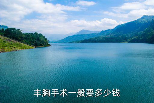 豐胸手術一般要多少錢