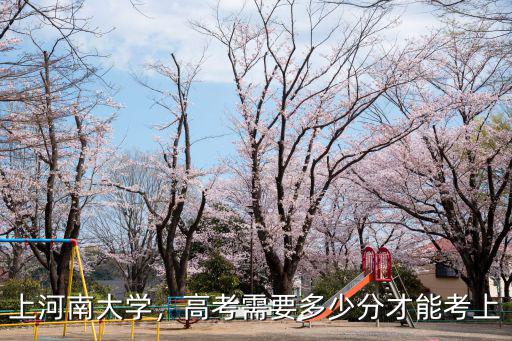 上河南大學，高考需要多少分才能考上