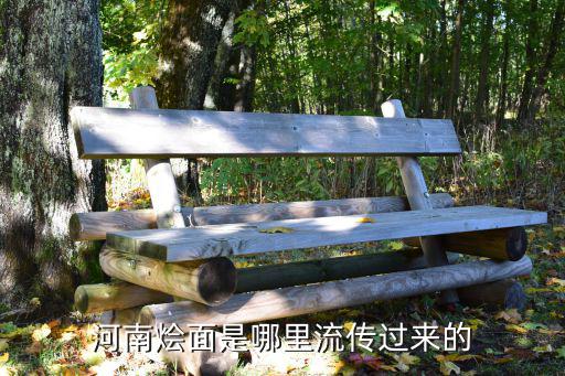 河南燴面是哪里流傳過來的