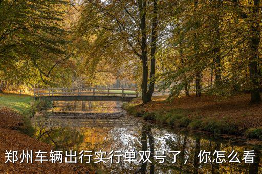 鄭州車輛出行實行單雙號了，你怎么看