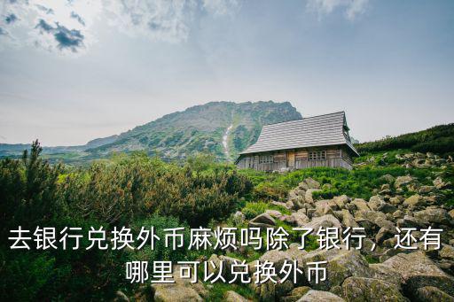 去銀行兌換外幣麻煩嗎除了銀行，還有哪里可以兌換外幣
