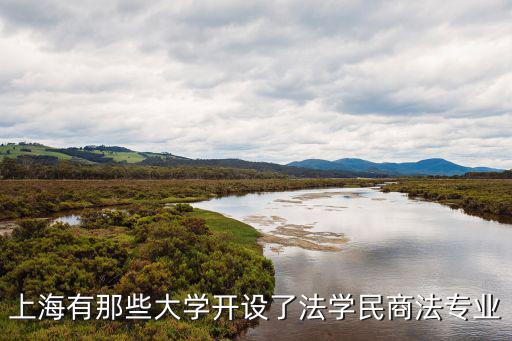 上海政法學院官網，上海有那些大學開設了法學民商法專業